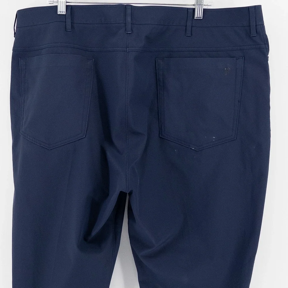 LOT OF 2 Public‎ Rec Mens 44x28 5-Pocket Chino Pants Navy Blue & Black Golf Tech